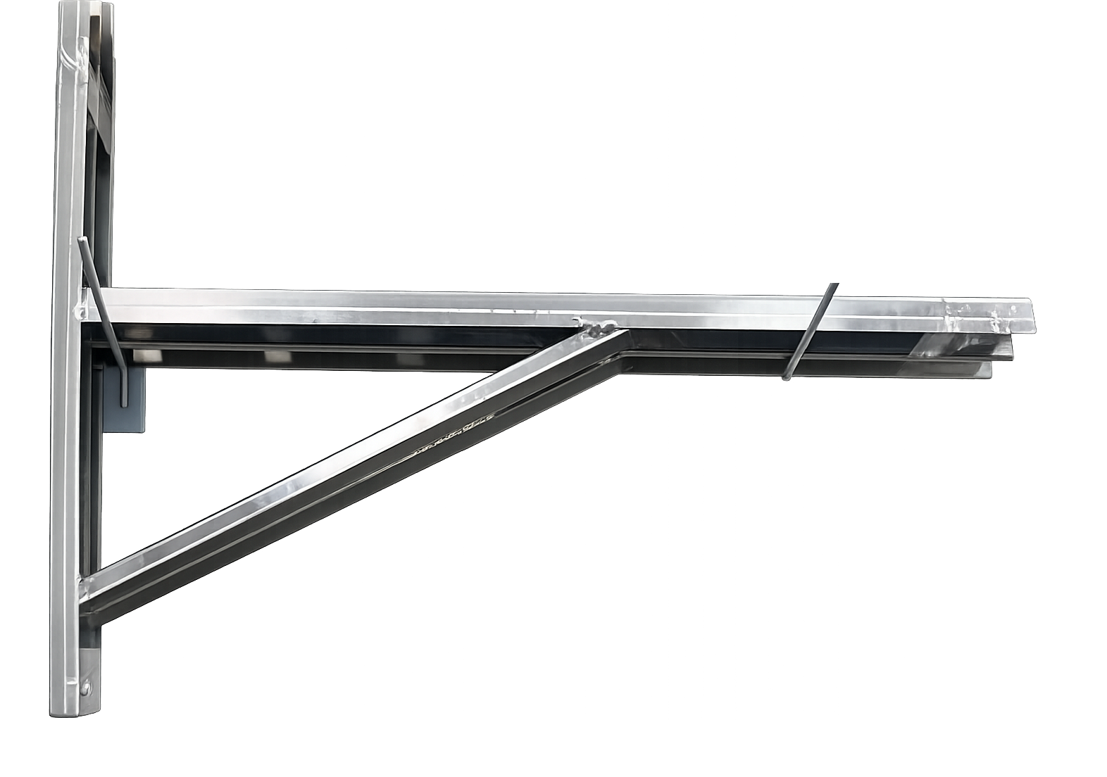 SUPORTE AR CONDICIONADO SPLIT ALUMINIO 600 MM REFORÇADO CONDENSADORA DE 7000 A 18000 BTUS 4
